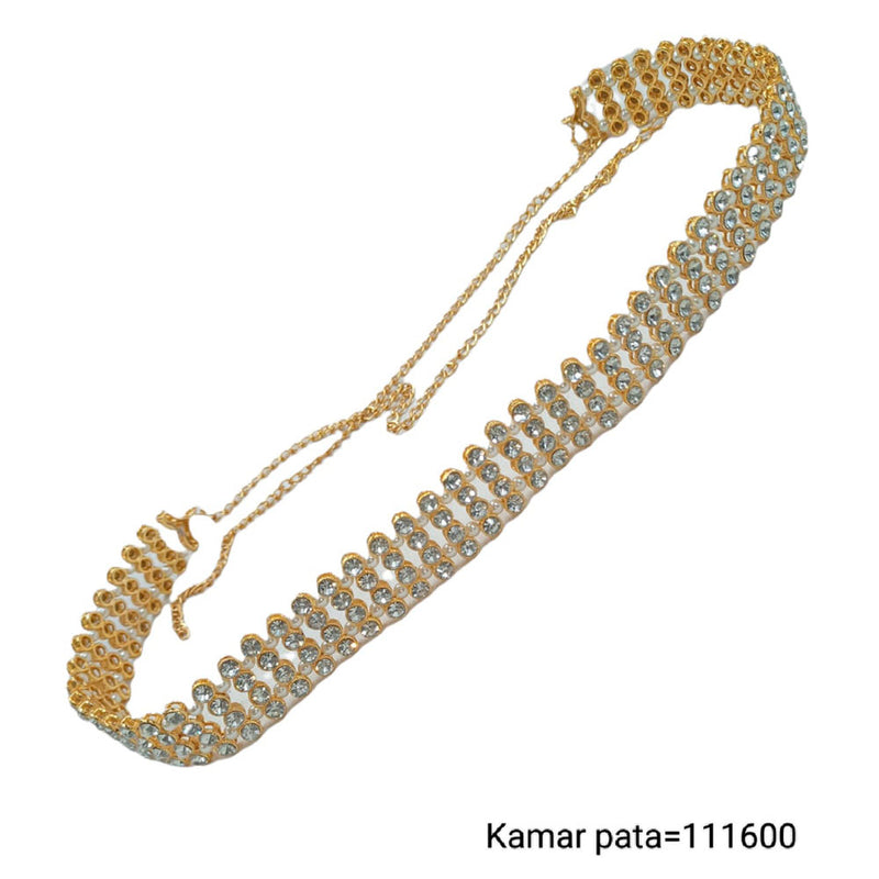 Padmawati Bangles Gold Plated Austrian Stone Chain Kamarband