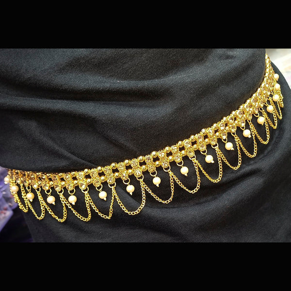 Padmawati Bangles Gold Plated Austrian Stone Chain Kamarband