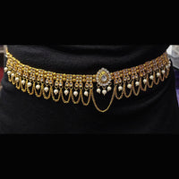 Padmawati Bangles Gold Plated Austrian Stone Chain Kamarband