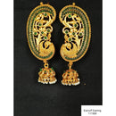 Padmawati Bangles Gold Plated Pota Stone Earcuff Earrings