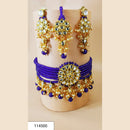 Padmawati Bangles Gold Plated Austrian Stone Choker Necklace Set