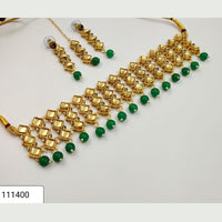 Padmawati Bangles Gold Plated Austrian Stone Choker Necklace Set