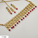 Padmawati Bangles Gold Plated Austrian Stone Choker Necklace Set