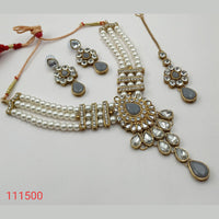 Padmawati Bangles Gold Plated Austrian StoneBeads Choker Necklace Set