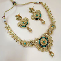 Padmawati Bangles Gold Plated Kundan Necklace Set - PBNECK189