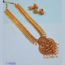 Padmawati Bangles Gold Plated Austrian Stone Long Necklace Set