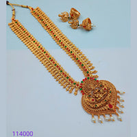 Padmawati Bangles Gold Plated Austrian Stone Long Necklace Set