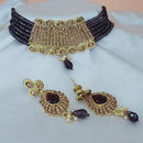 Padmawati Bangles Gold Plated Austrian Stone Choker Necklace Set