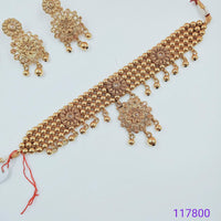 Padmawati Bangles Gold Plated Choker Necklace Set