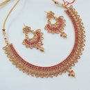 Padmawati Bangles Gold Plated Kundan Choker Necklace Set