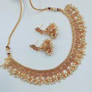 Padmawati Bangles Gold Plated Pearl Choker Necklace Set