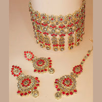 Padmawati Bangles Gold Plated Austrian Stone & Kundan Choker Necklace Set