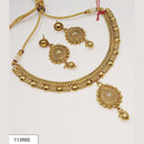 Padmawati Bangles Gold Plated Choker Necklace Set - PBNECK45