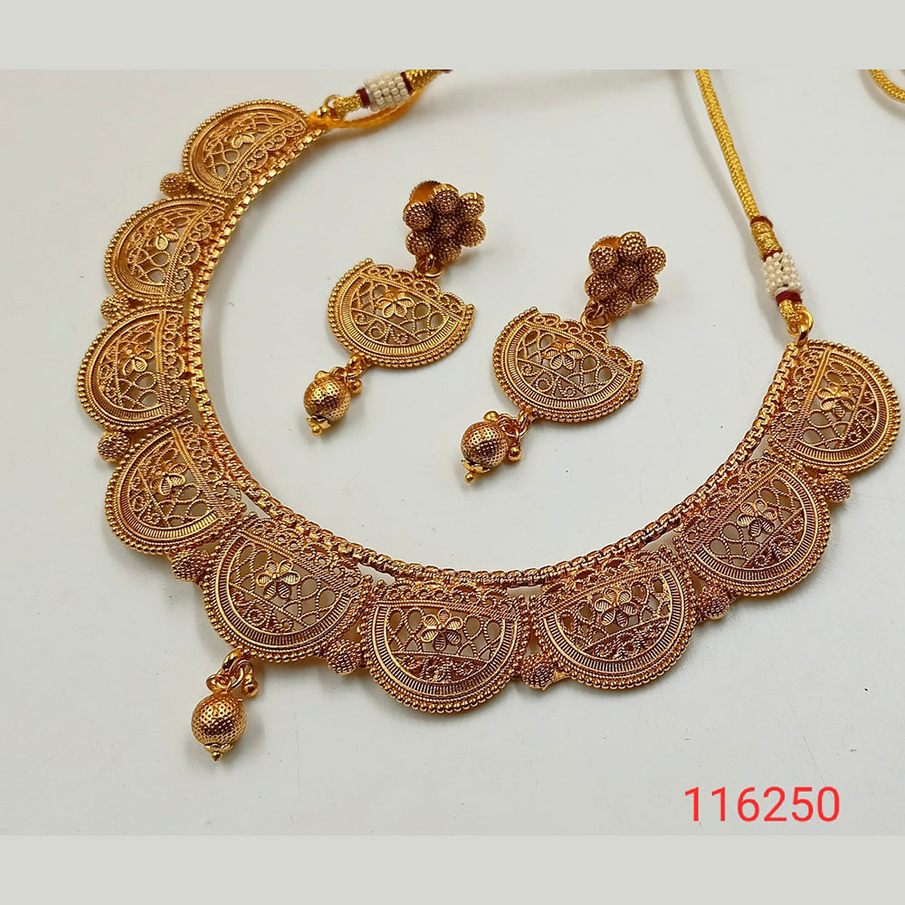 Padmawati Bangles Copper Choker Necklace Set