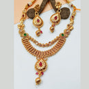 Padmawati Bangles Pota Stone Copper Necklace Set