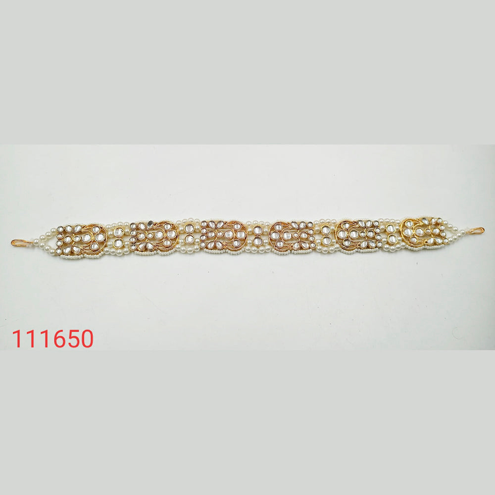 Padmawati Bangles Gold Plated Kundan Sheeshphool Hair Accessories For Women