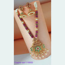 Padmawati Bangles Kundan And Pearl Copper Necklace Set