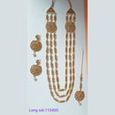 Padmawati Bangles Brown Austrian Stone Gold Plated Necklace Set