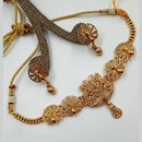 Padmawati Bangles Pota Stone Copper Necklace Set