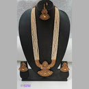 Padmawati Bangles Austrian Stone And Beads Gold Plated Long Necklace Set