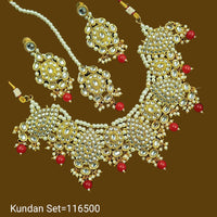 Padmawati Bangles Kundan Stone Gold Plated Choker Necklace Set