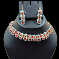 Padmawati Bangles Austrian Stone Gold Plated Choker Necklace Set