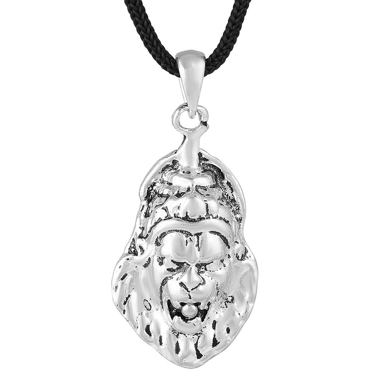 Missmister Pack Of 12 Silver Plated Narsimha Chain Pendant   - PCSC5218