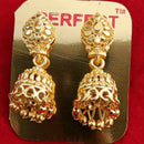 Perfect Gold Plated Pack Of 12 Jhumkis Earrings - PFEAR26