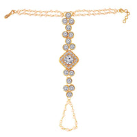 Etnico Gold-Plated Bracelet With Ring (Women) - PIJ015W