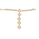 Etnico Gold-Plated Bracelet With Ring (Women)