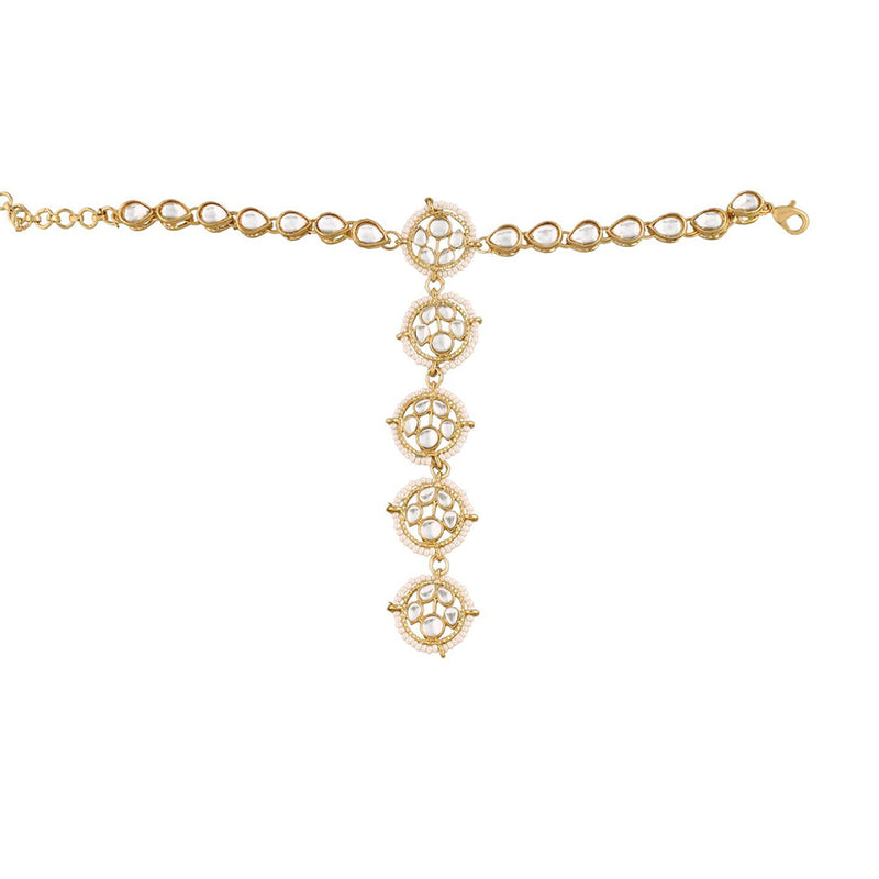 Etnico Gold-Plated Bracelet With Ring (Women)