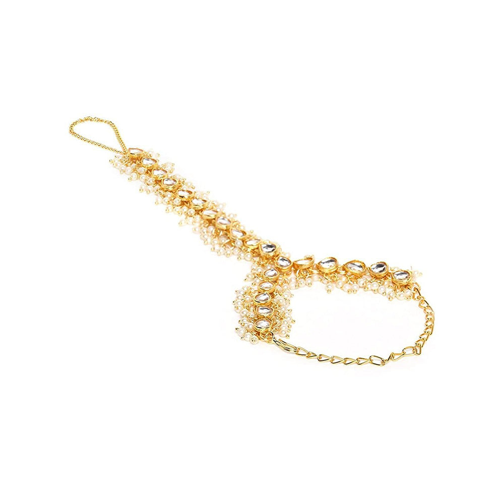 Etnico Gold-Plated Bracelet With Ring (Women)