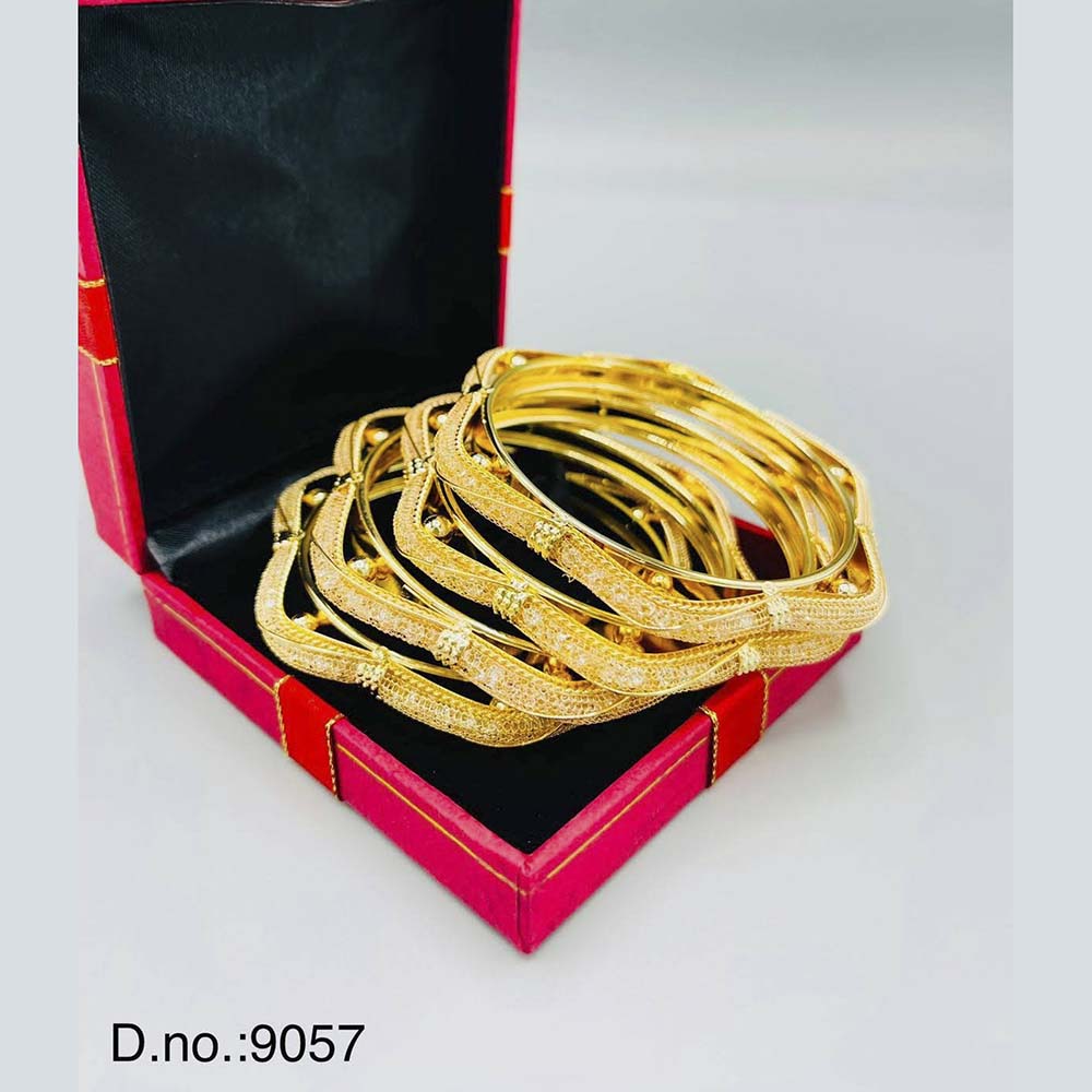 Pooja Bangles Gold & Silver Plated Bangles Set