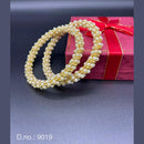 Pooja Bangles Pearl Gold Plated Bangles Set - PJBAN150