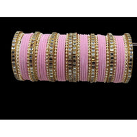 Pooja Bangles Kundan Stone & Thread Bangles