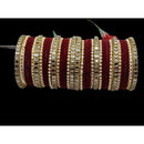 Pooja Bangles Kundan Stone & Thread Bangles