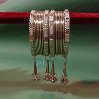 Pooja Bangles Silver Plated Bangles Set