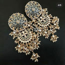 Pooja Bangles Gold Plated Meenakari & Kundan Stone Dangler Earrings