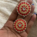 Pooja Bangles Pota Stone Studs Earrings