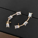 Pooja Bangles Gold Plated Crystal Stone Ear Cuff