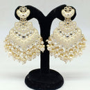 Pooja Bangles Gold Plated Beads & Kundan Stone & Meenakari Dangler Earrings