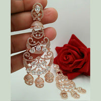 Pooja Bangles Gold Plated AD Stone Dangler Earrings