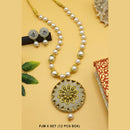 Mahavir Kundan Stone Necklace Set