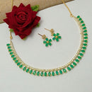 Pooja Bangles American Diamond Necklace Set