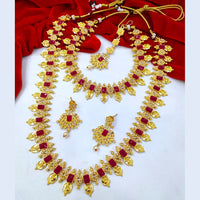 Pooja Bangles Gold Plated Crystal Stone Bridal Set