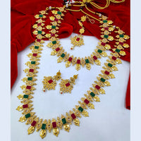 Pooja Bangles Gold Plated Crystal Stone Bridal Set