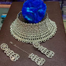 Pooja Bangles Gold Plated Austrian Stone Choker Necklace Set