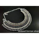 Pooja Bangles Oxidised Plated Necklace Set