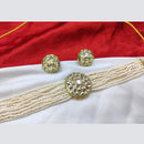 Pooja Bangles Gold Plated Kundan Stone Choker Necklace Set