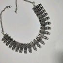 Pooja Bangles Oxidised Plated Necklace Set